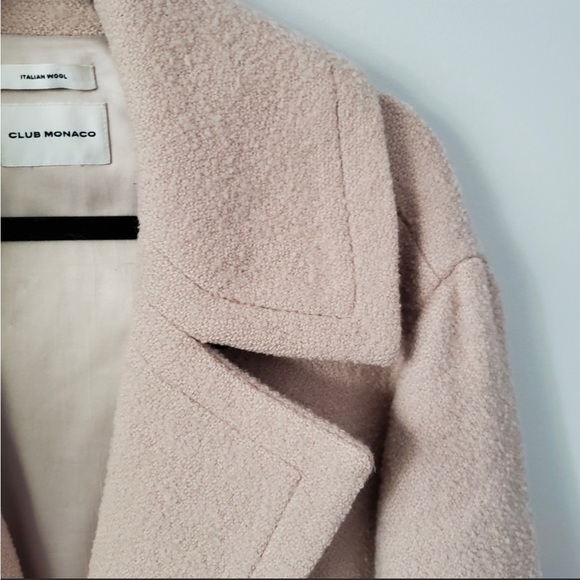 Club Monaco Matalin pink blush wool jacket - Picture 4 of 7